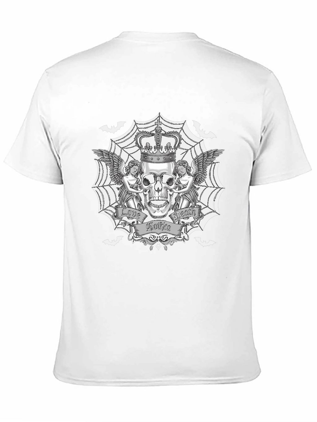Gothic Skull Graphic T-Shirt