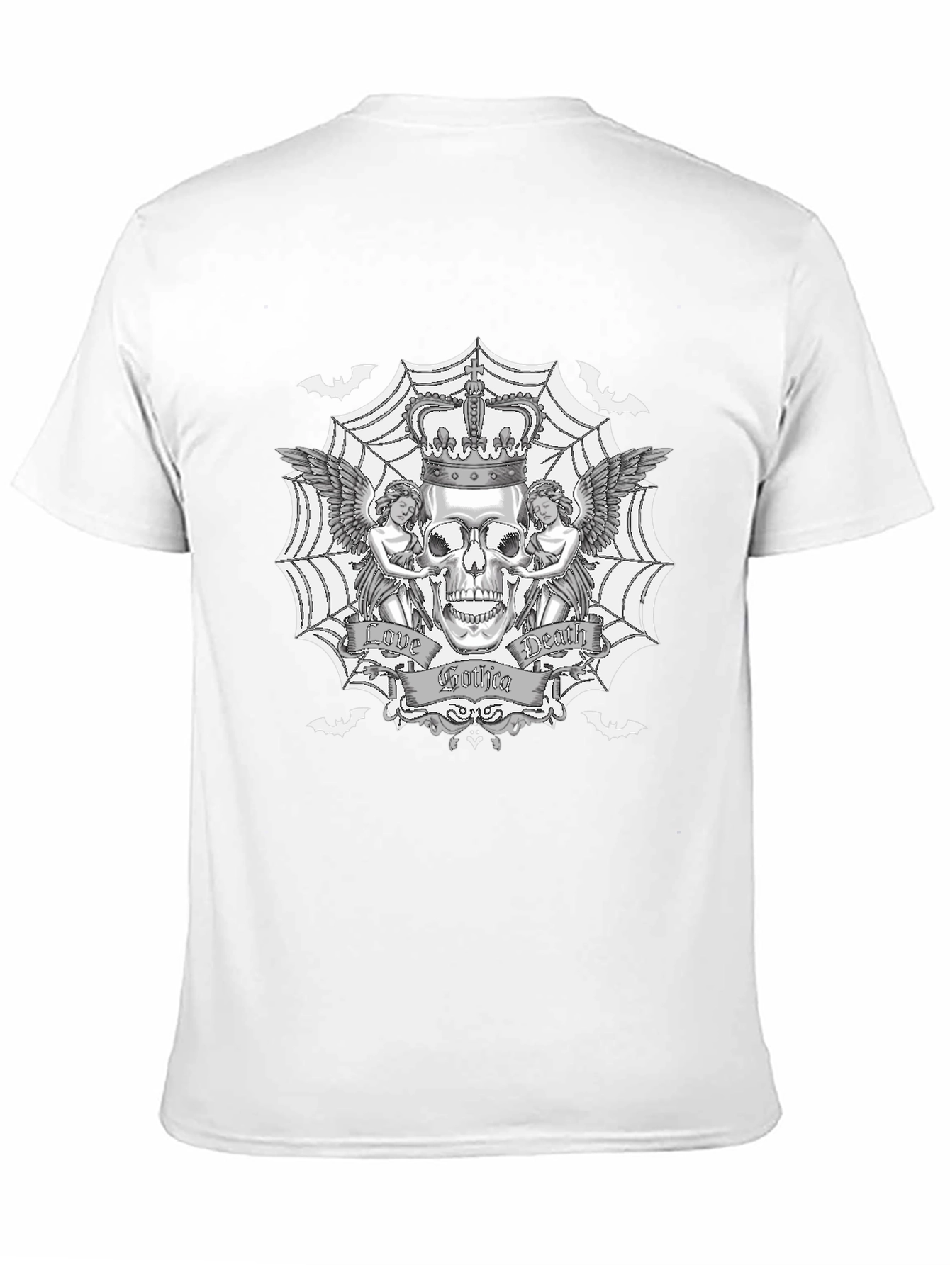 Gothic Skull Graphic T-Shirt