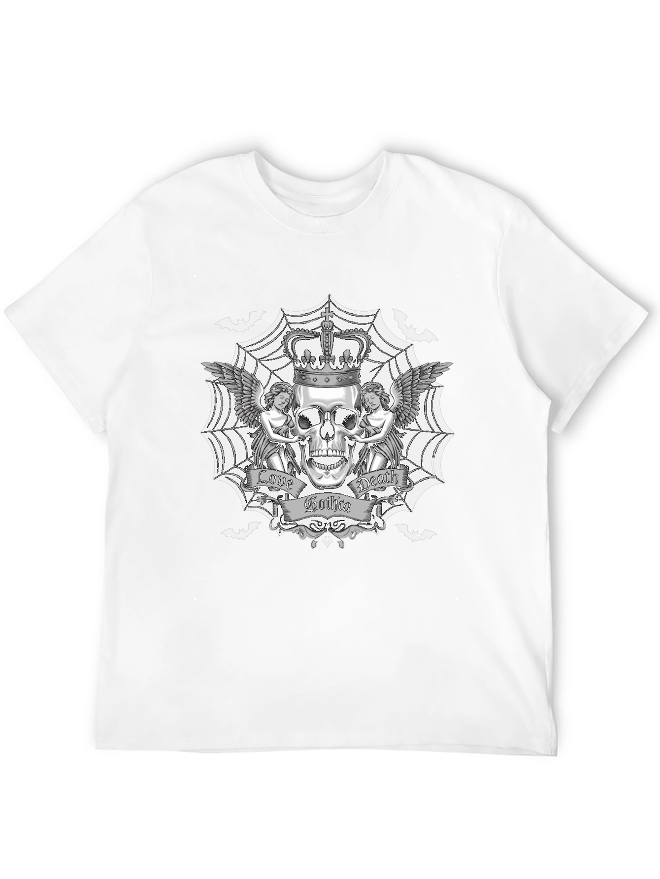 Gothic Skull Graphic T-Shirt
