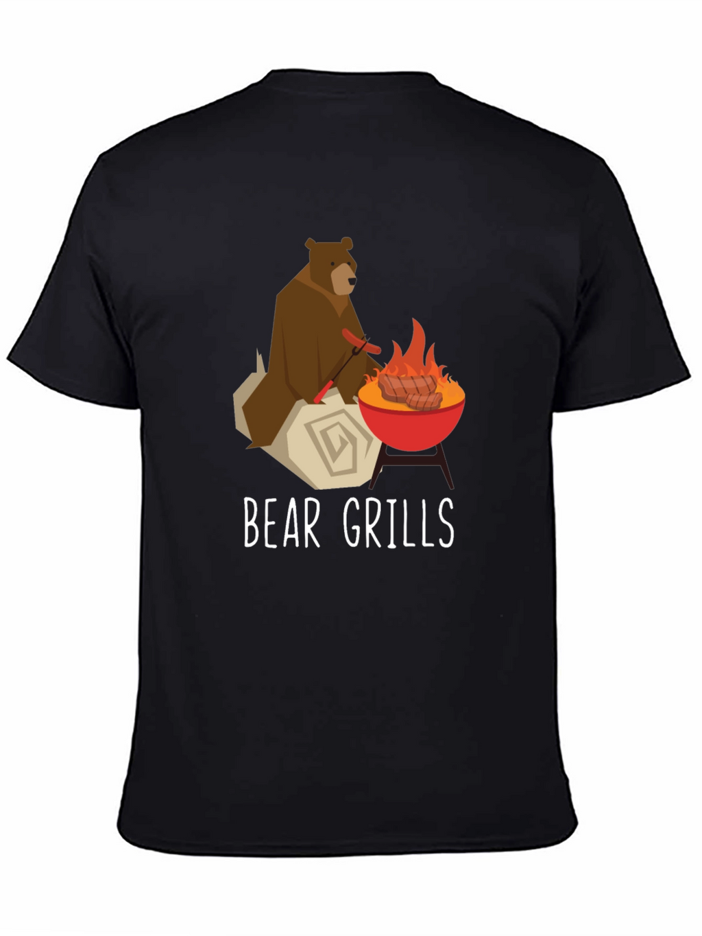 Bear Grills Funny Graphic T-Shirt