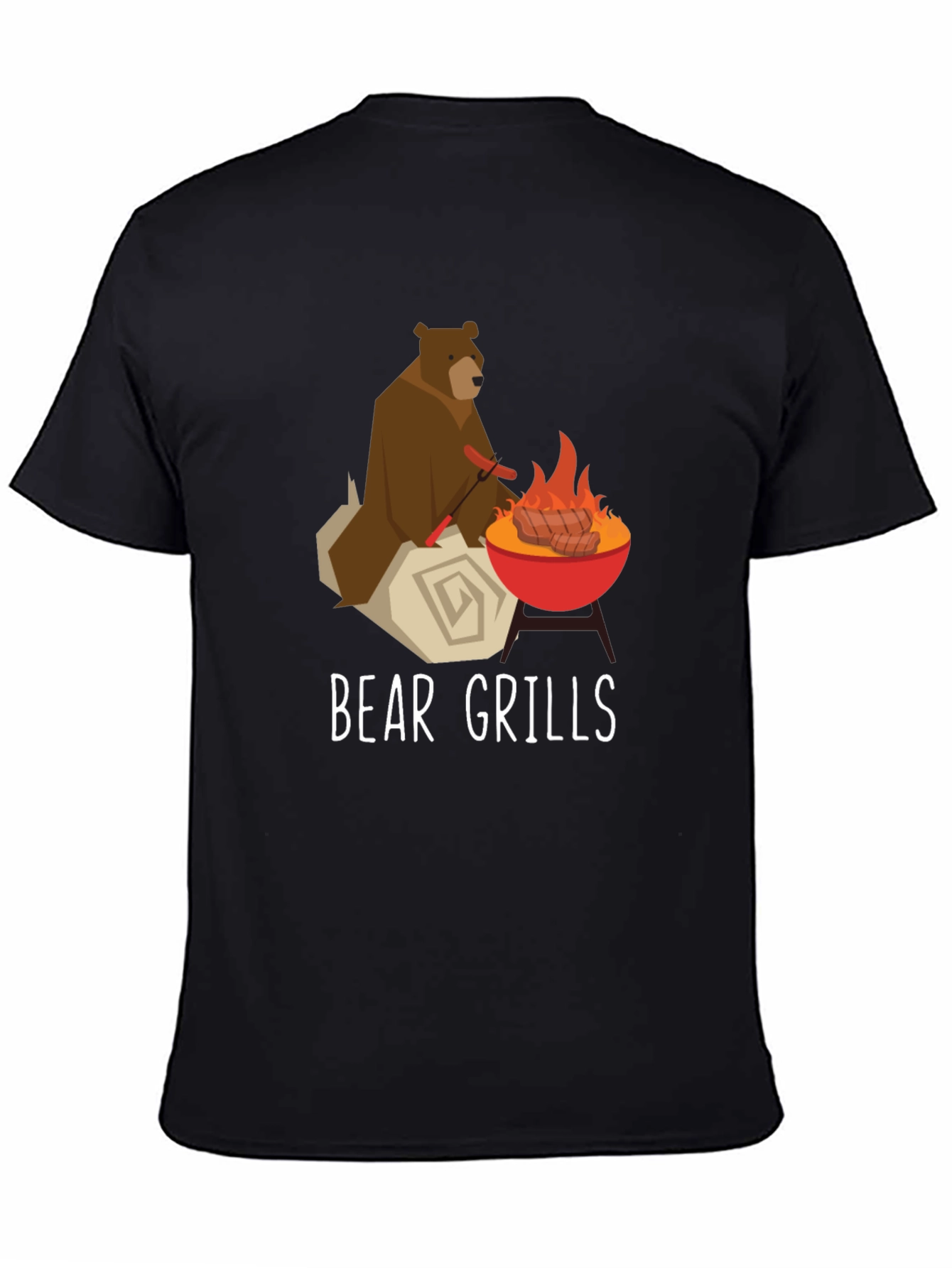 Bear Grills Funny Graphic T-Shirt