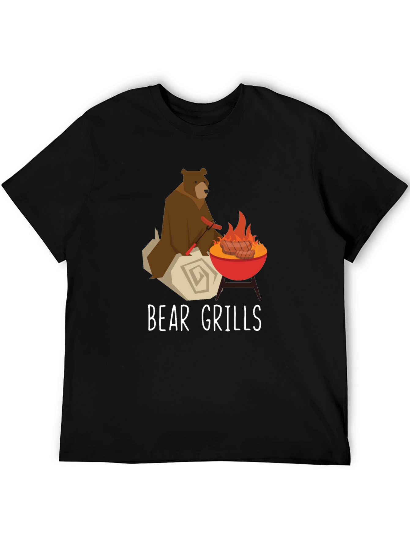 Bear Grills Funny Graphic T-Shirt