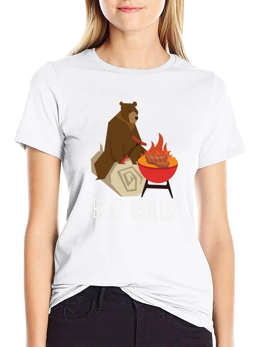 Bear Grills Funny Graphic T-Shirt