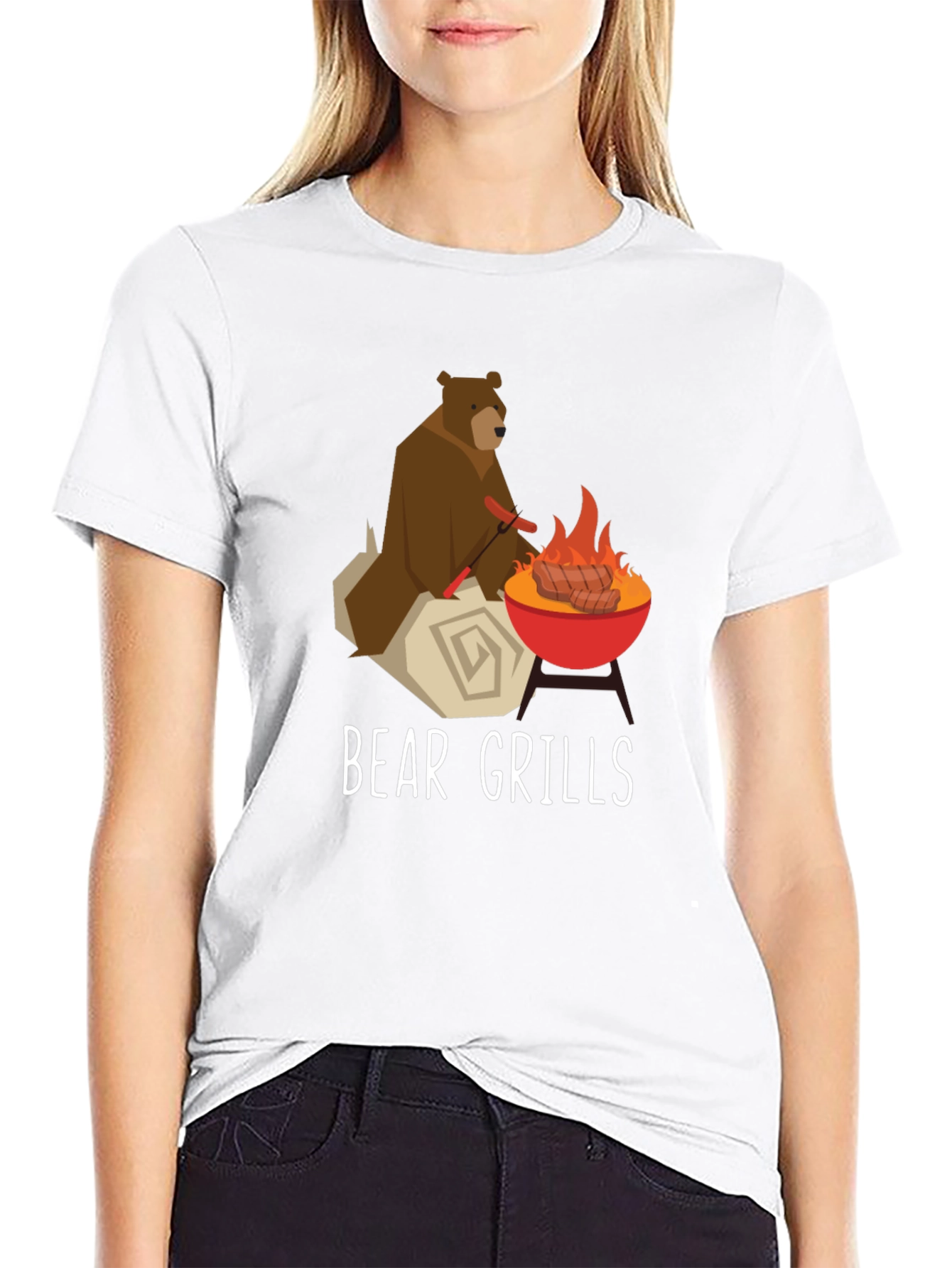 Bear Grills Funny Graphic T-Shirt