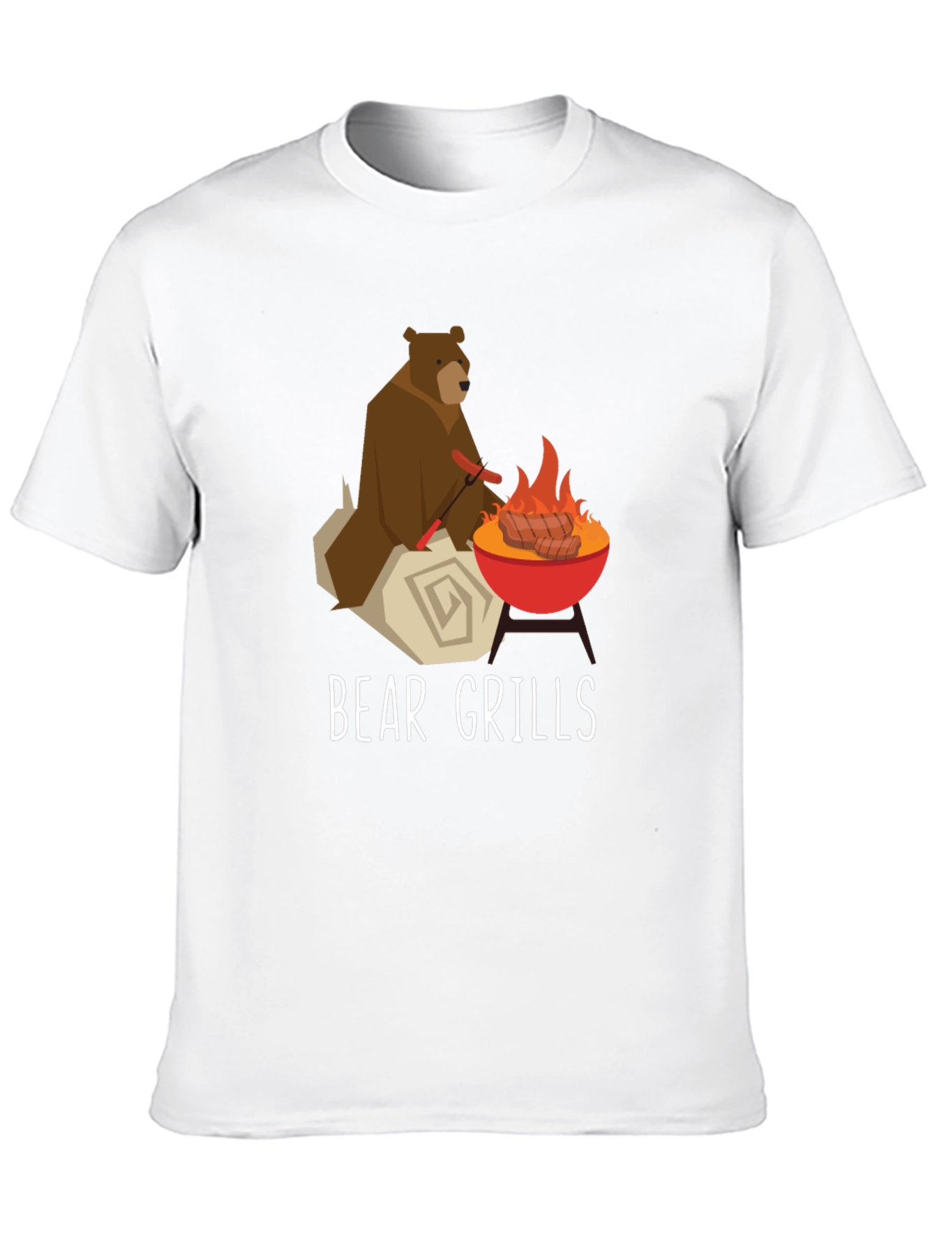 Bear Grills Funny Graphic T-Shirt