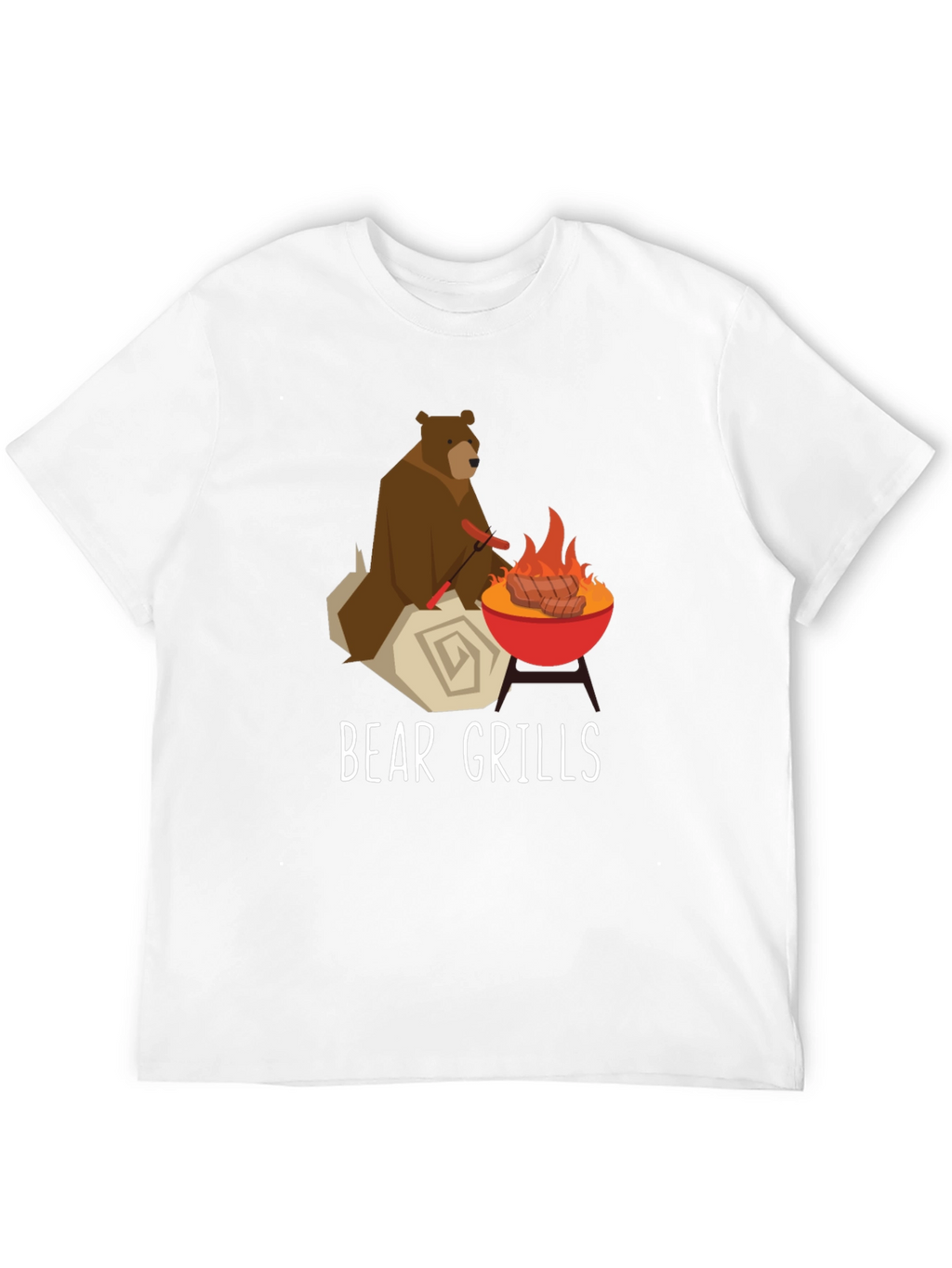 Bear Grills Funny Graphic T-Shirt
