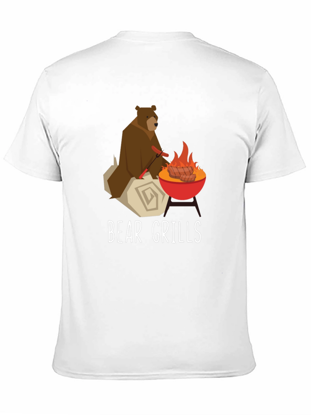 Bear Grills Funny Graphic T-Shirt