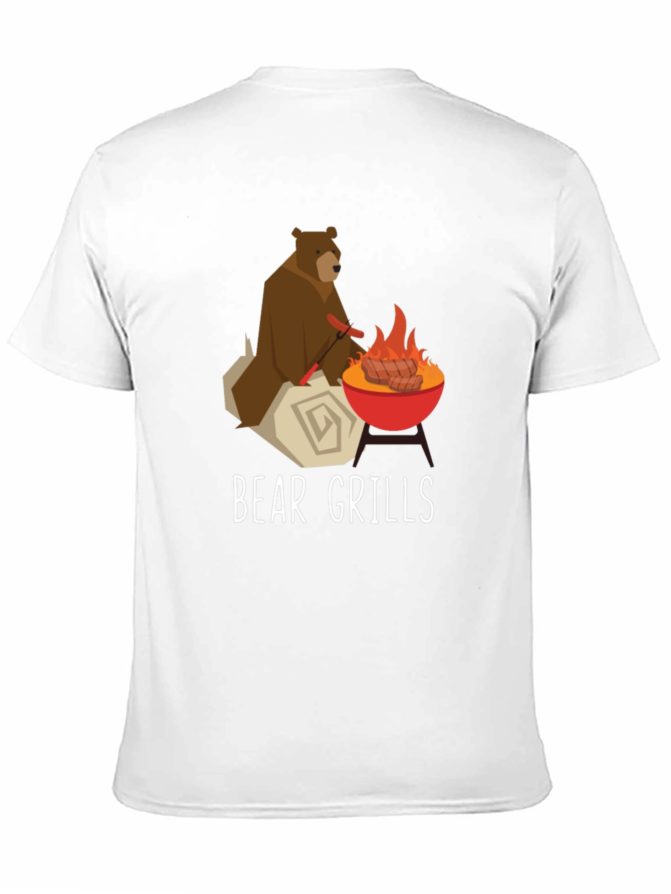 Bear Grills Funny Graphic T-Shirt