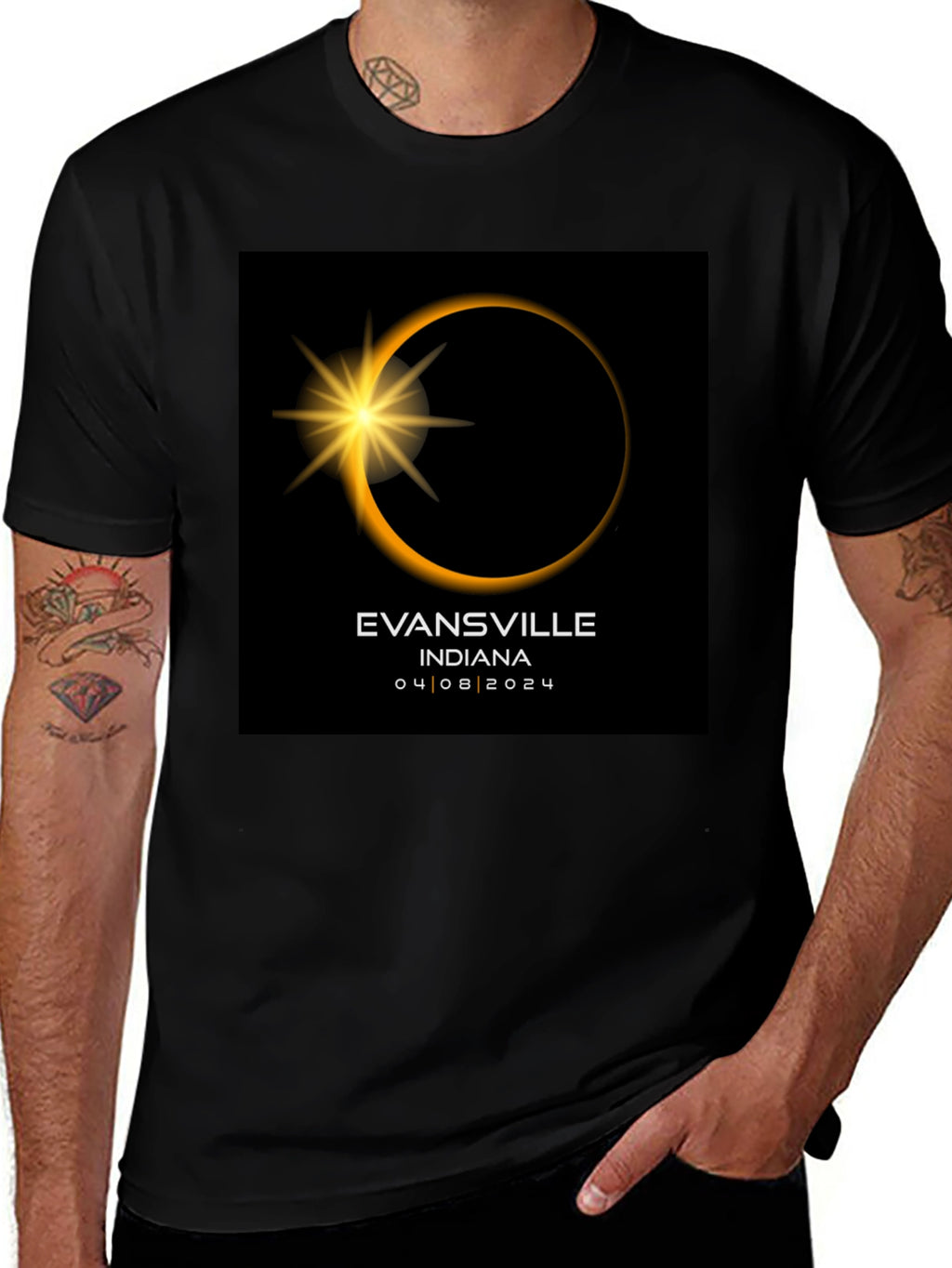 Evansville Eclipse T-Shirt - April 8 2024
