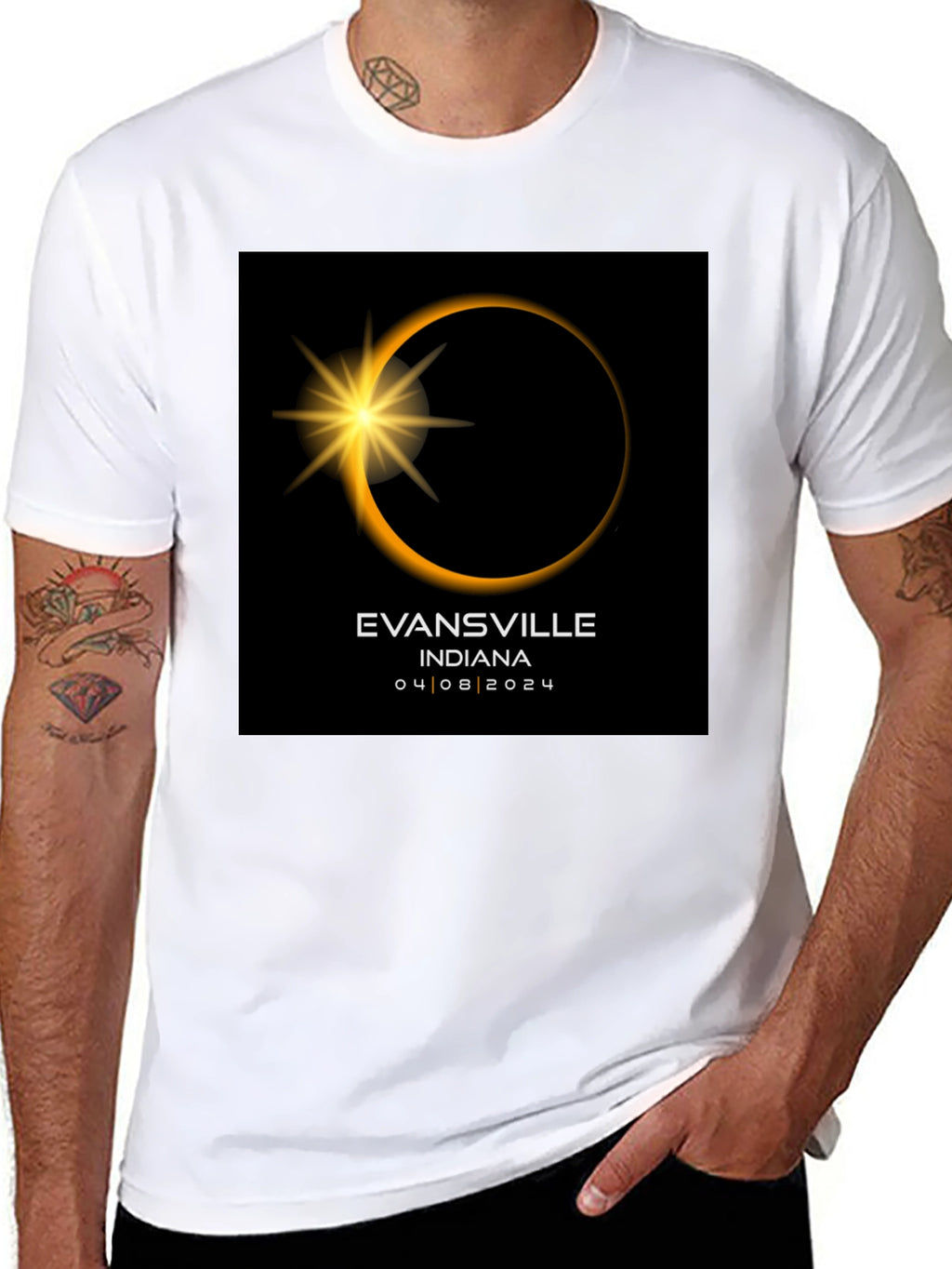 Evansville Eclipse T-Shirt - April 8 2024