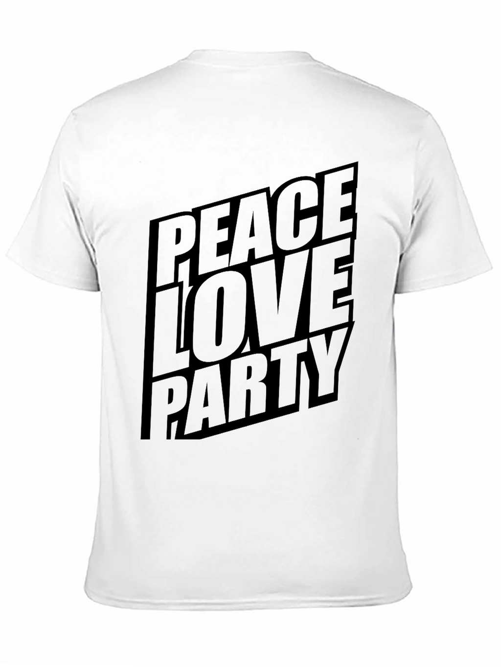 Peace Love Party Graphic T-Shirt