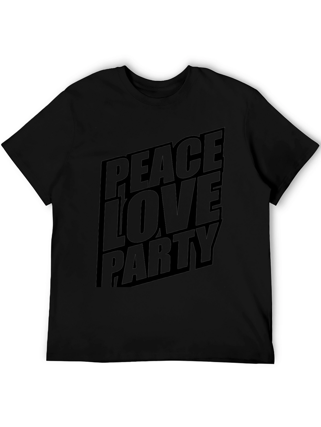 Peace Love Party Graphic T-Shirt