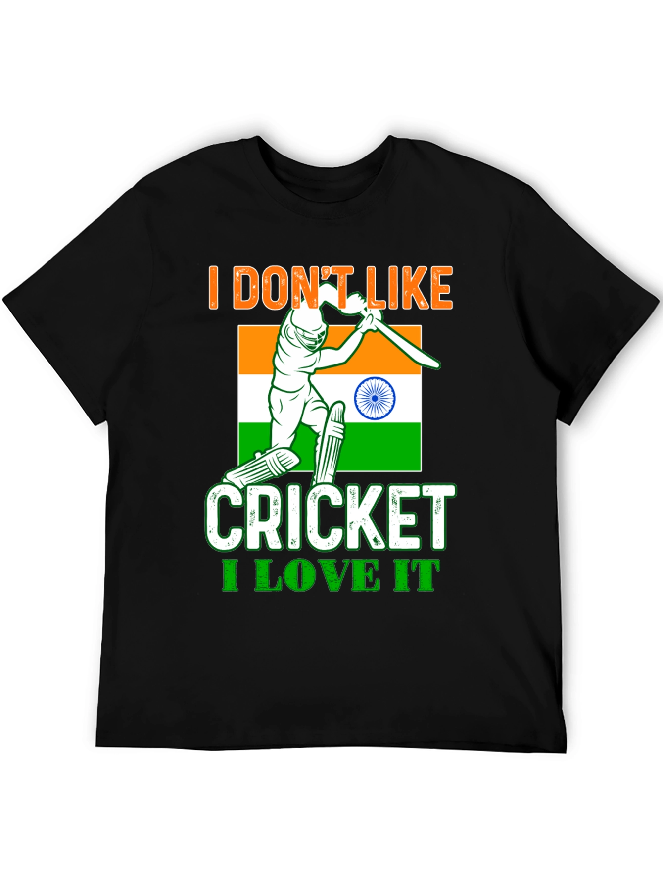 Cricket Fan T-Shirt - India Colors