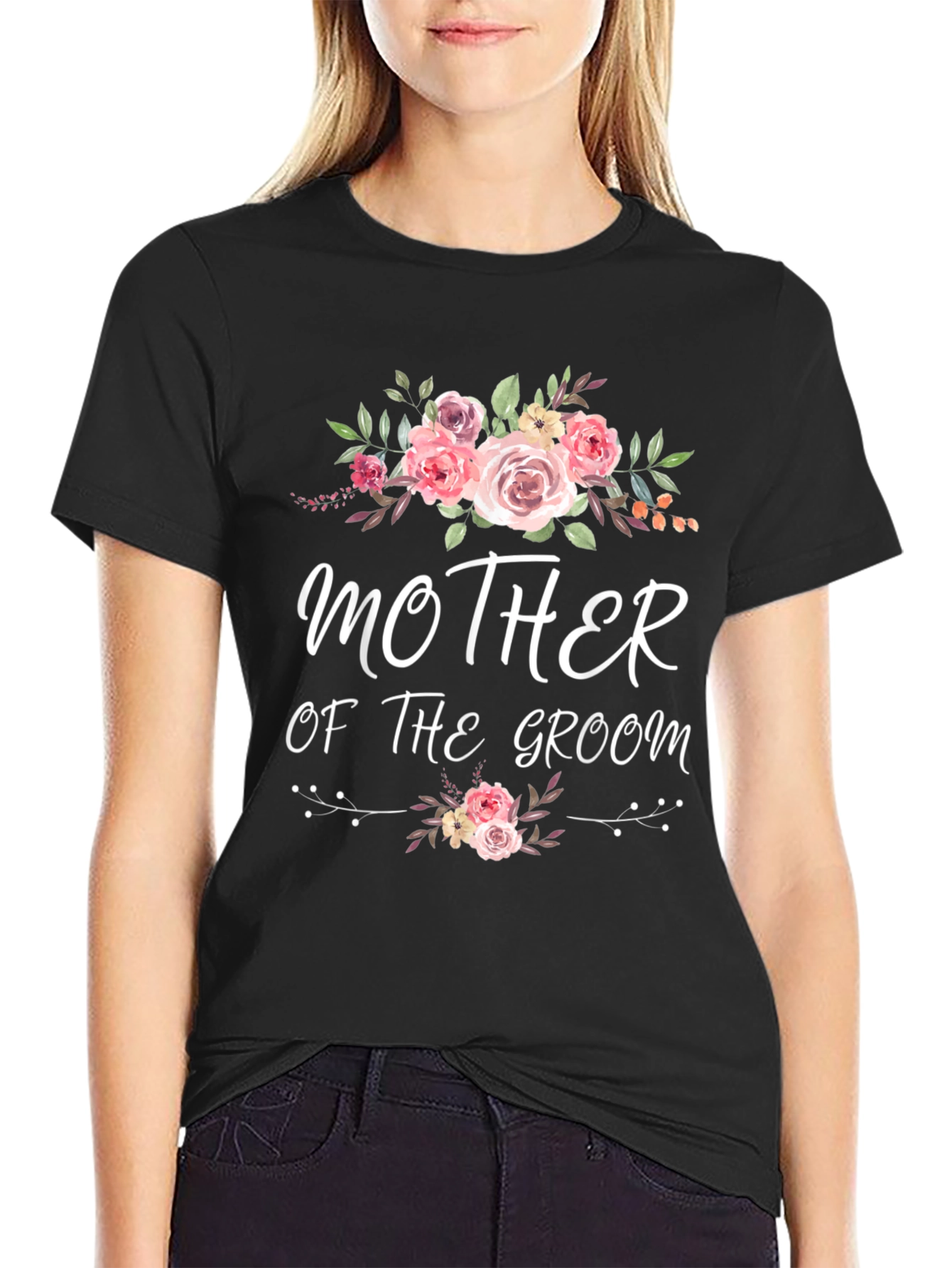 Mother of the Groom Floral T-Shirt