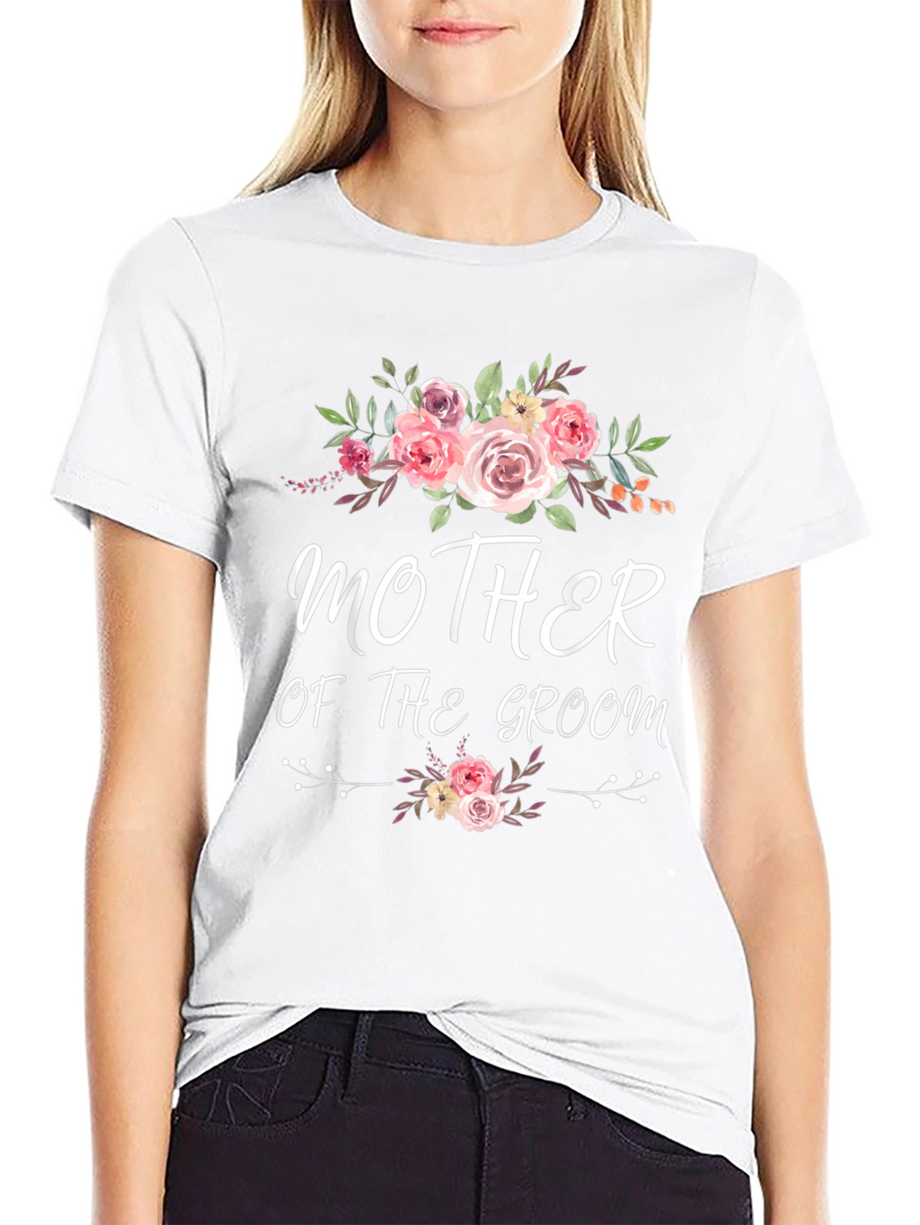 Mother of the Groom Floral T-Shirt