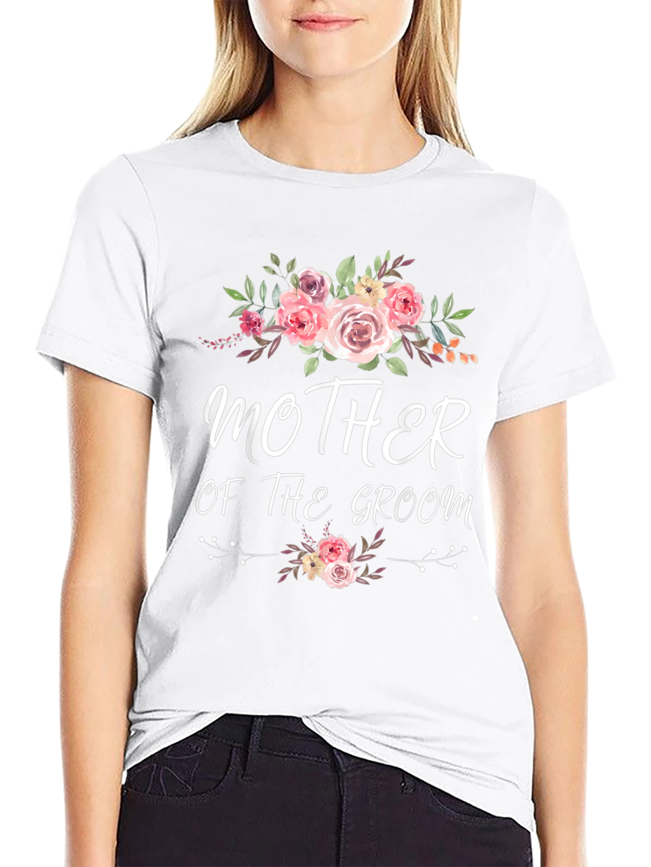 Mother of the Groom Floral T-Shirt