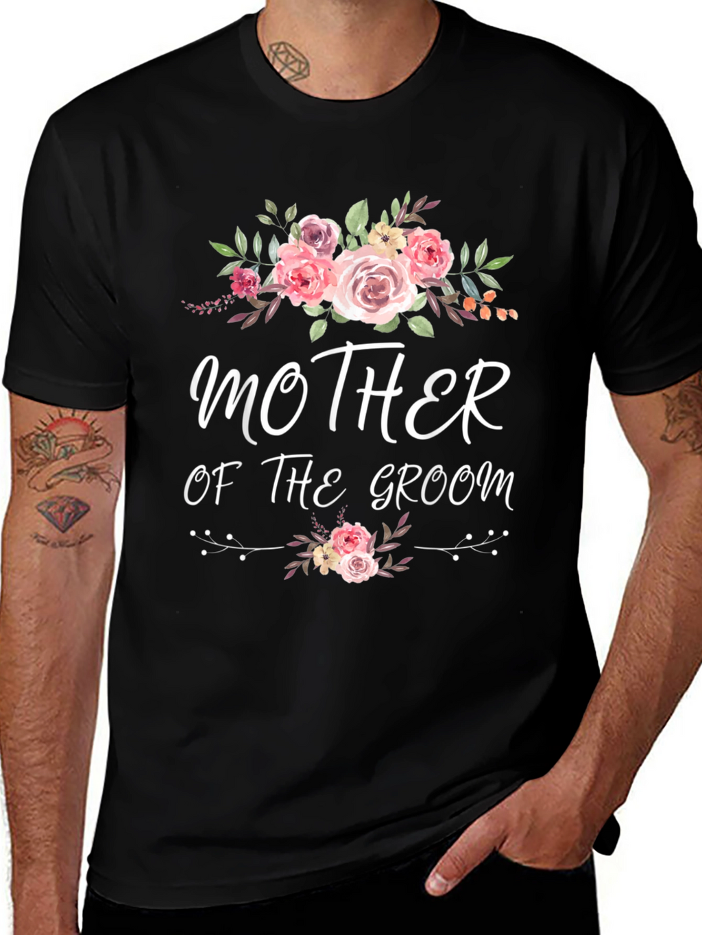 Mother of the Groom Floral T-Shirt