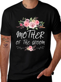 Mother of the Groom Floral T-Shirt