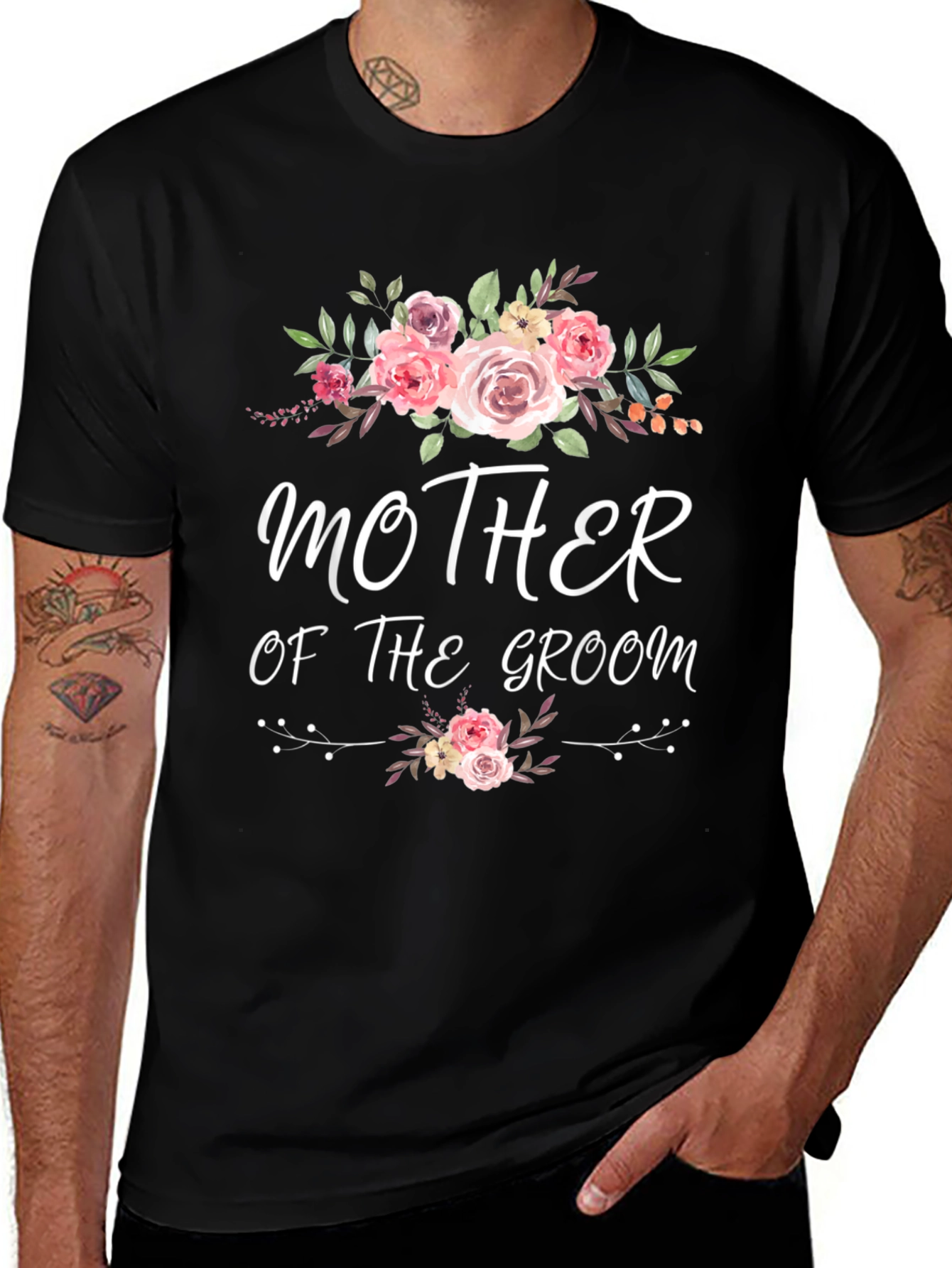 Mother of the Groom Floral T-Shirt