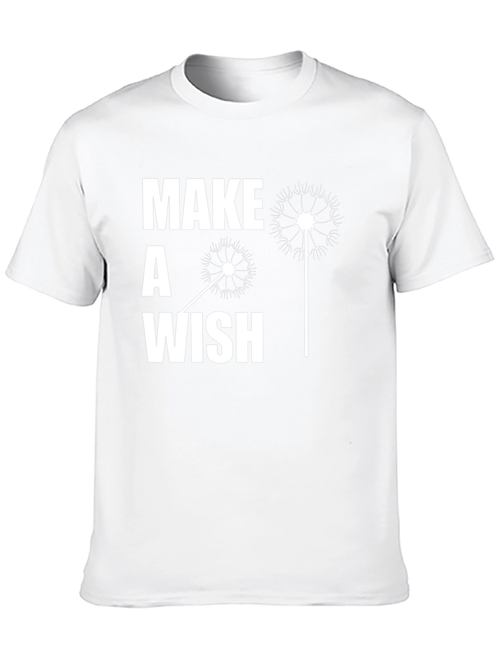 Make a Wish Graphic Tee - Casual Black T-Shirt