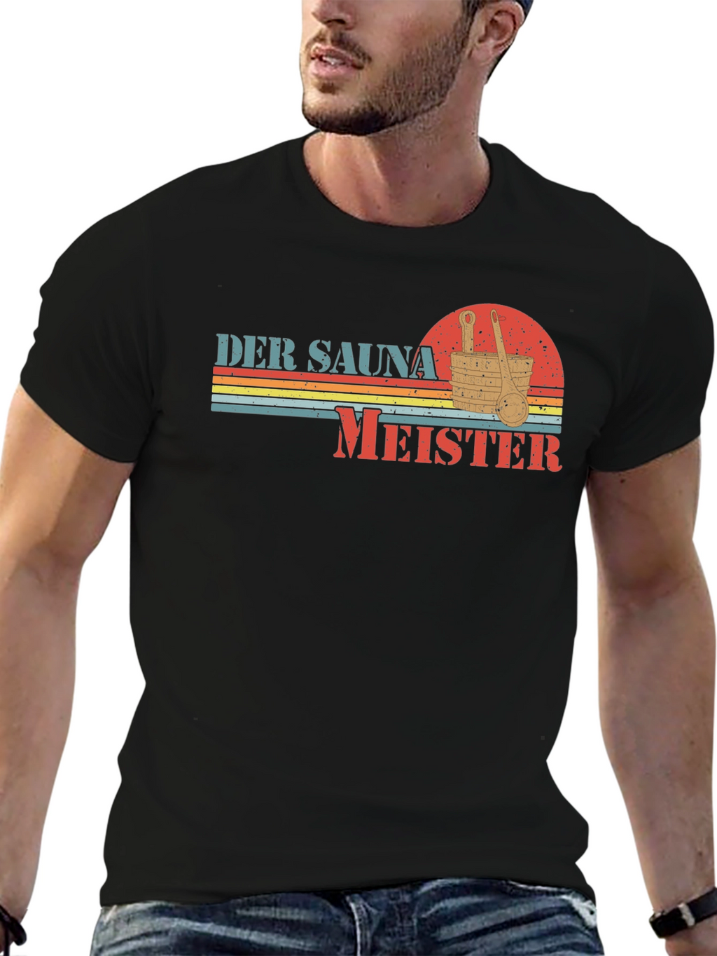 Der Sauna Meister Graphic T-Shirt