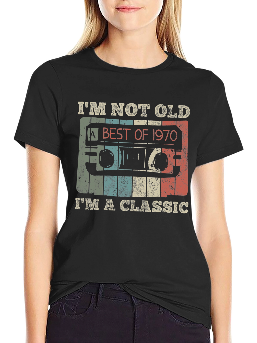 Classic 1970 Cassette Tape Graphic T-Shirt