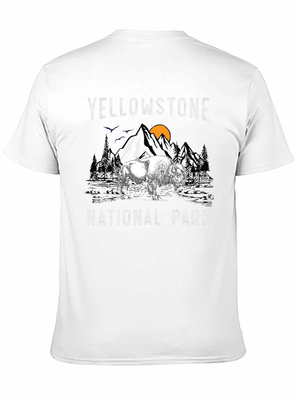 Yellowstone National Park Bison Graphic Tee