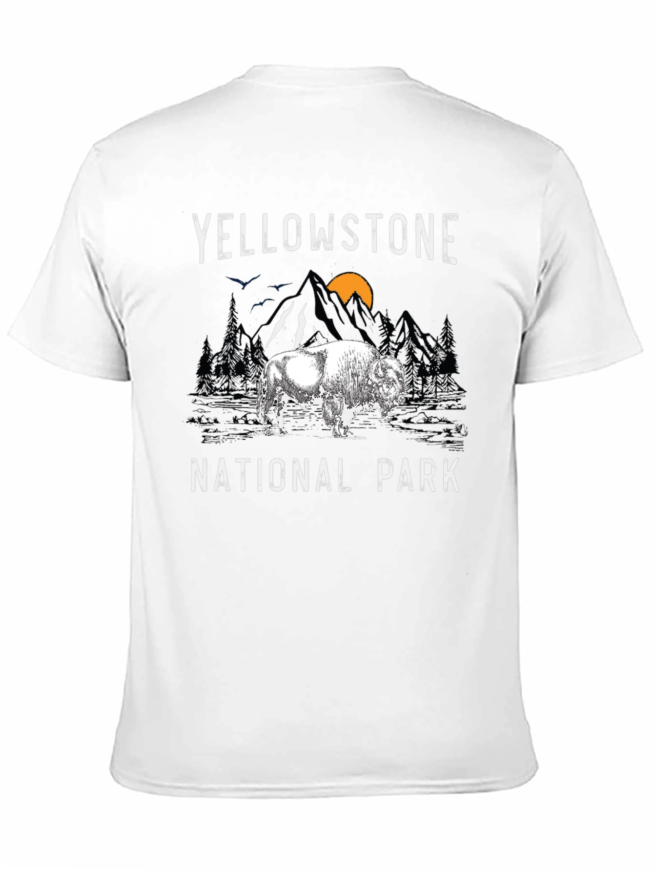 Yellowstone National Park Bison Graphic Tee