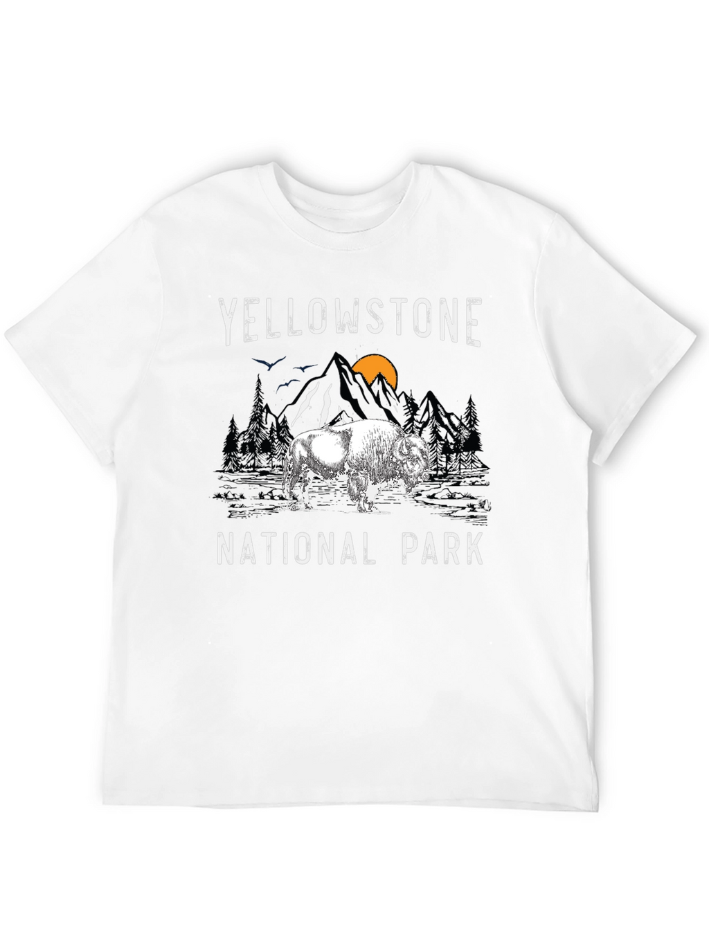 Yellowstone National Park Bison Graphic Tee
