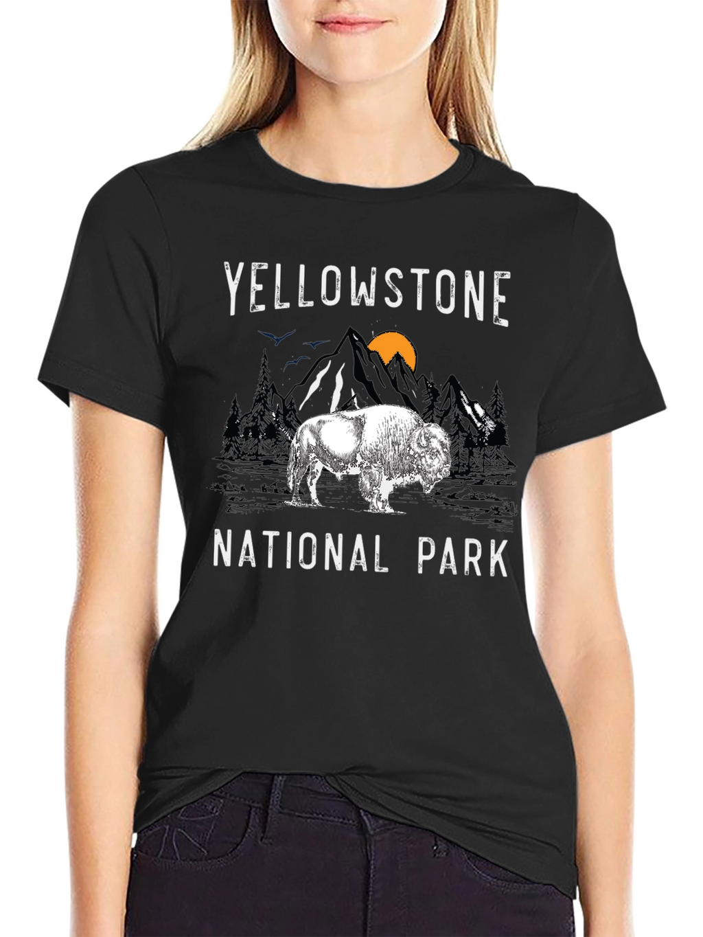 Yellowstone National Park Bison Graphic Tee