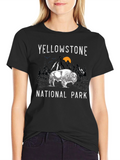 Yellowstone National Park Bison Graphic Tee