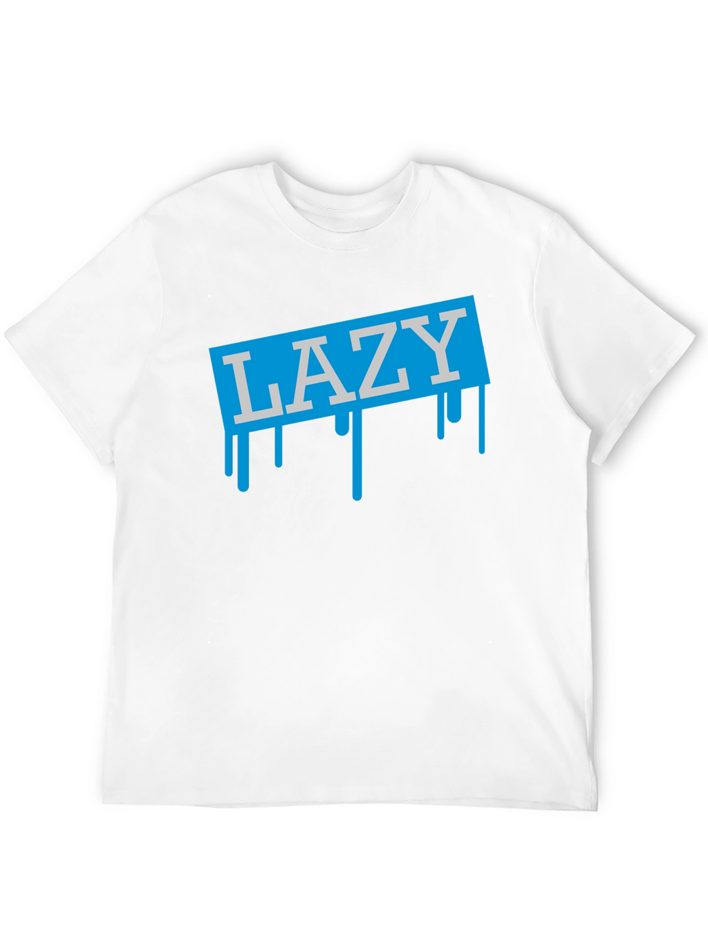 LAZY Drip Graphic T-Shirt - Mens Casual Tee