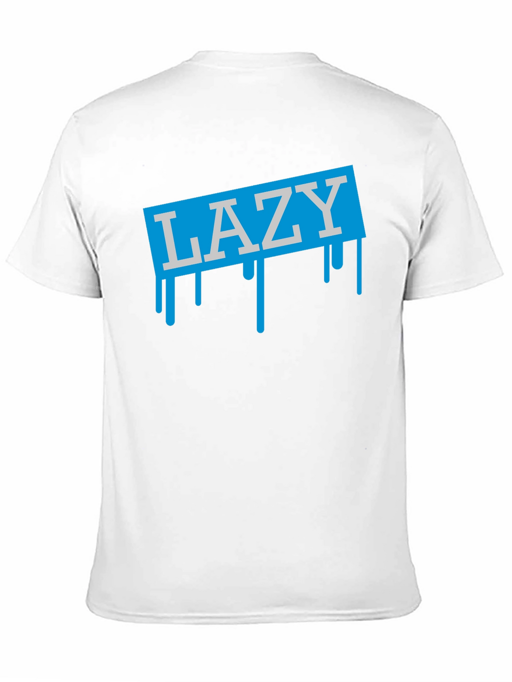 LAZY Drip Graphic T-Shirt - Mens Casual Tee