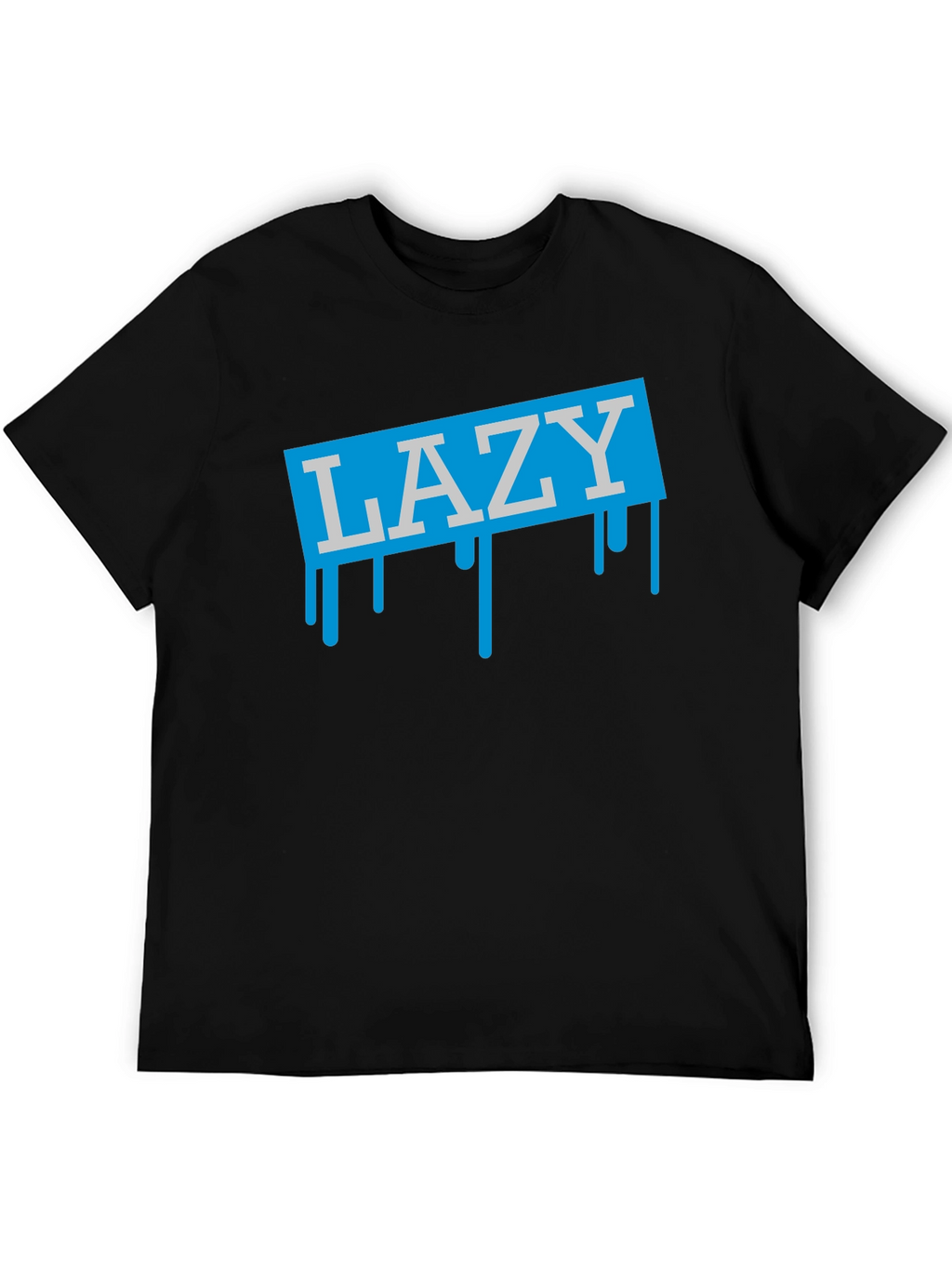 LAZY Drip Graphic T-Shirt - Mens Casual Tee