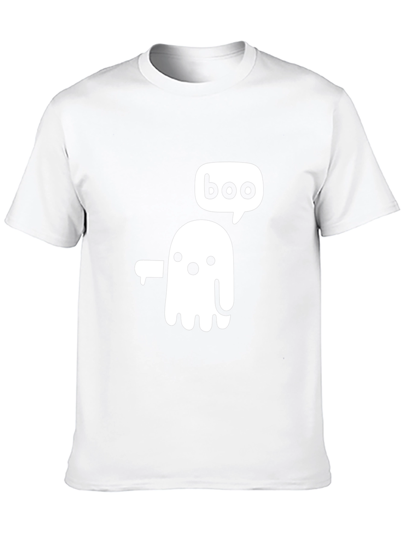 Boo Ghost Graphic Tee - Halloween Spooky Season