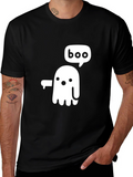 Boo Ghost Graphic Tee - Halloween Spooky Season