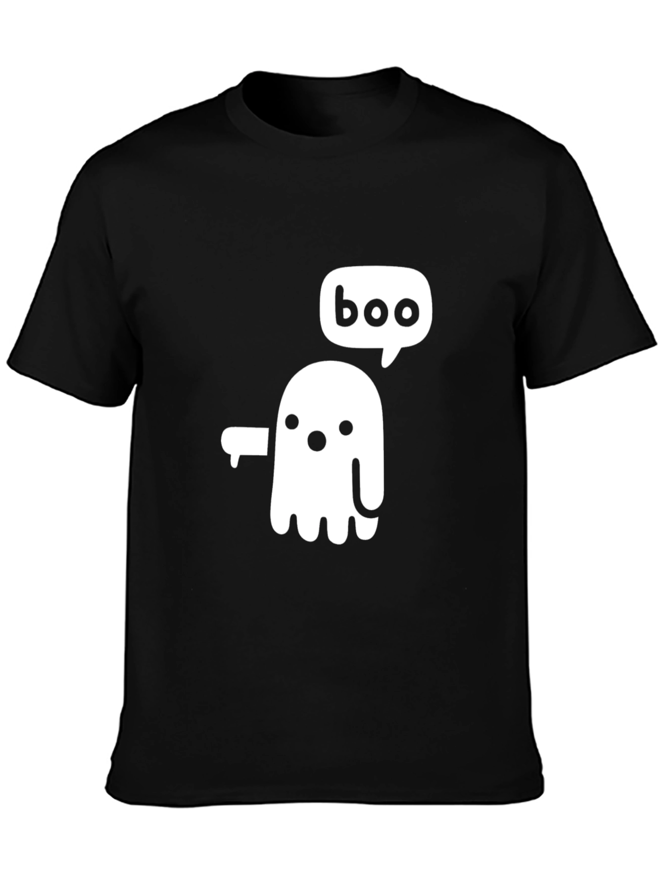 Boo Ghost Graphic Tee - Halloween Spooky Season