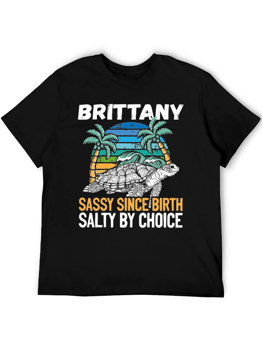 Brittany Turtle Sassy & Salty Graphic Tee