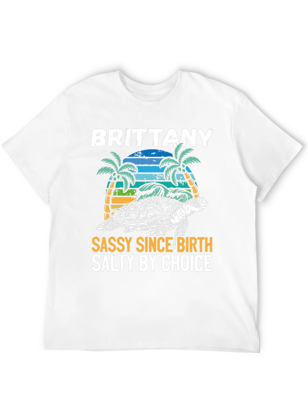 Brittany Turtle Sassy & Salty Graphic Tee