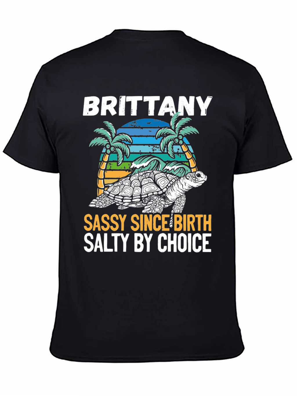Brittany Turtle Sassy & Salty Graphic Tee