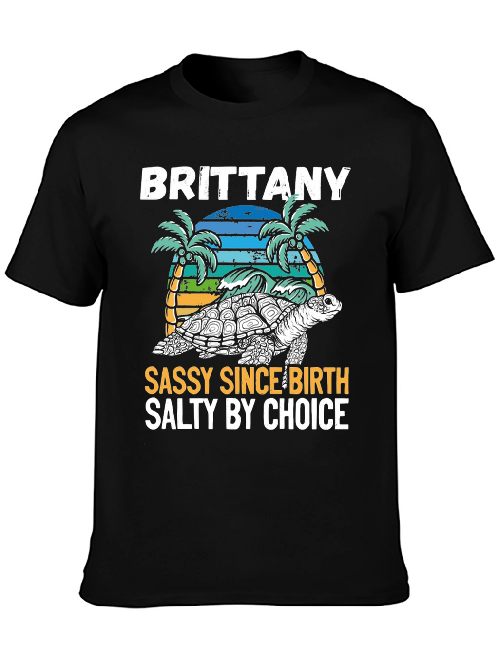 Brittany Turtle Sassy & Salty Graphic Tee