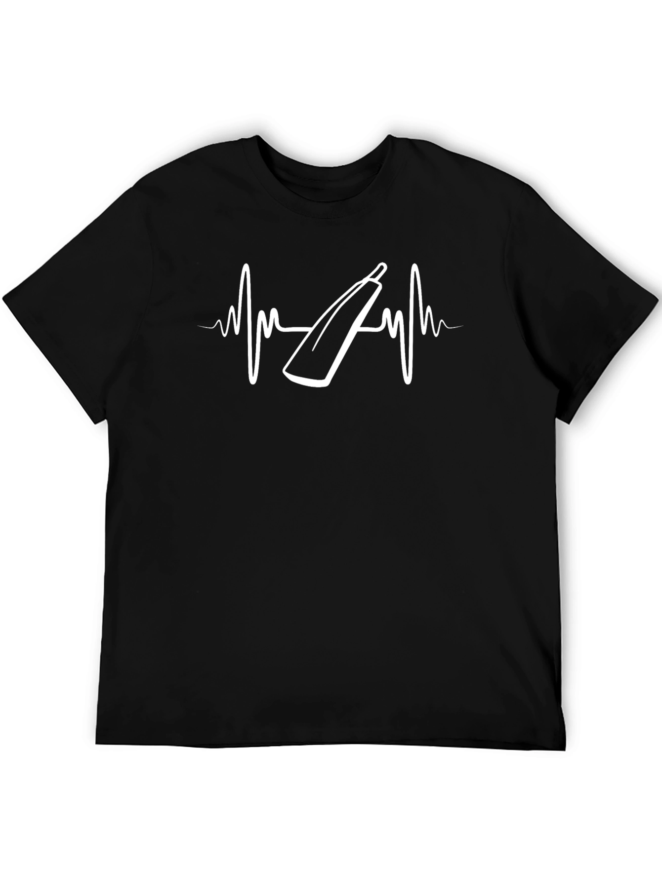 Baguette Heartbeat T-Shirt - Novelty Foodie Tee