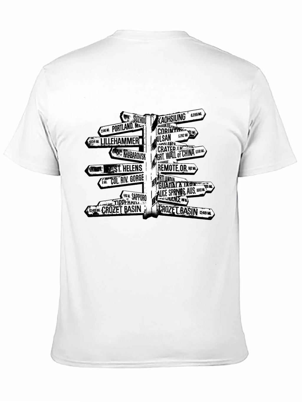Wanderlust Directional Sign T-Shirt