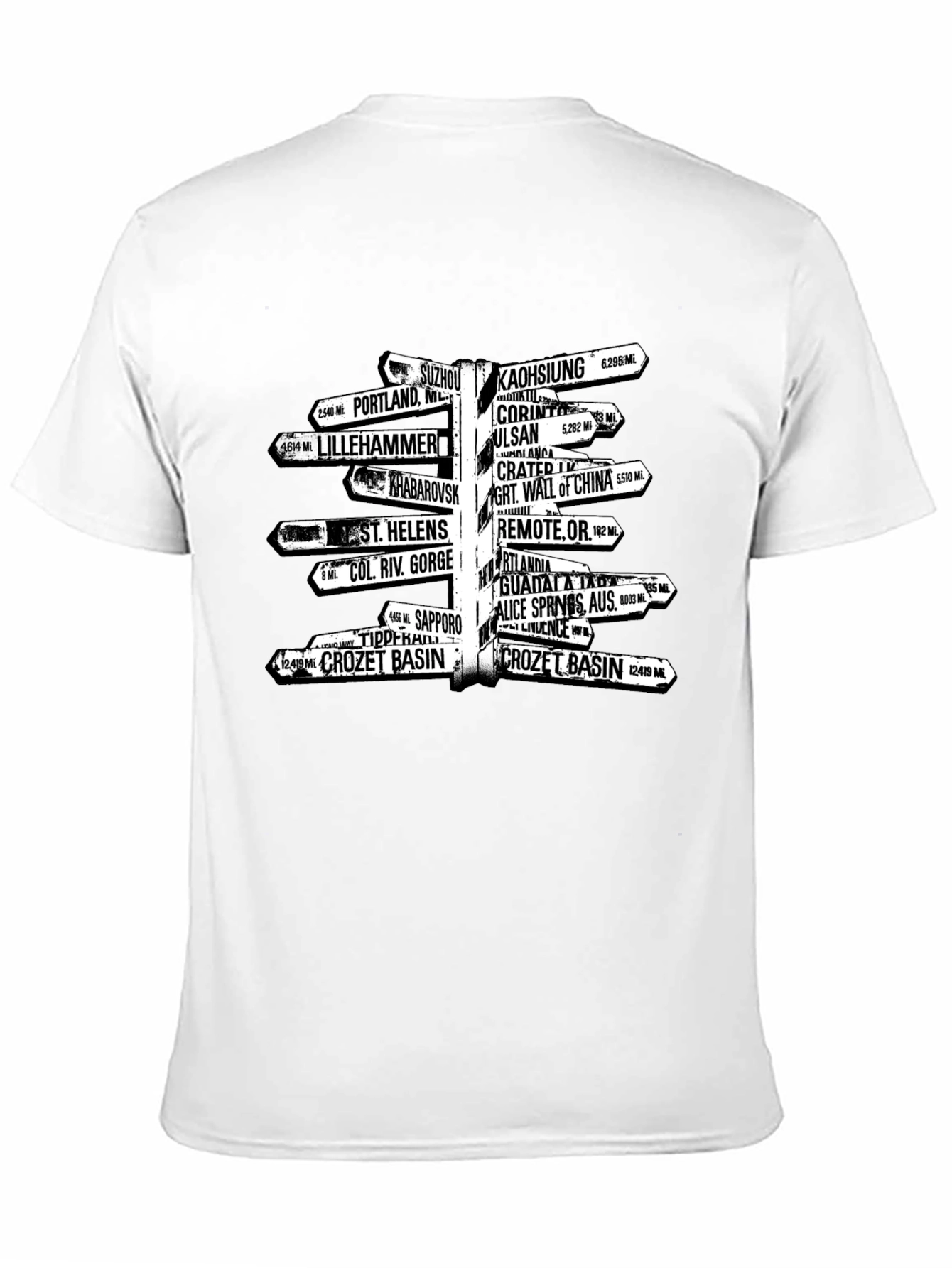 Wanderlust Directional Sign T-Shirt