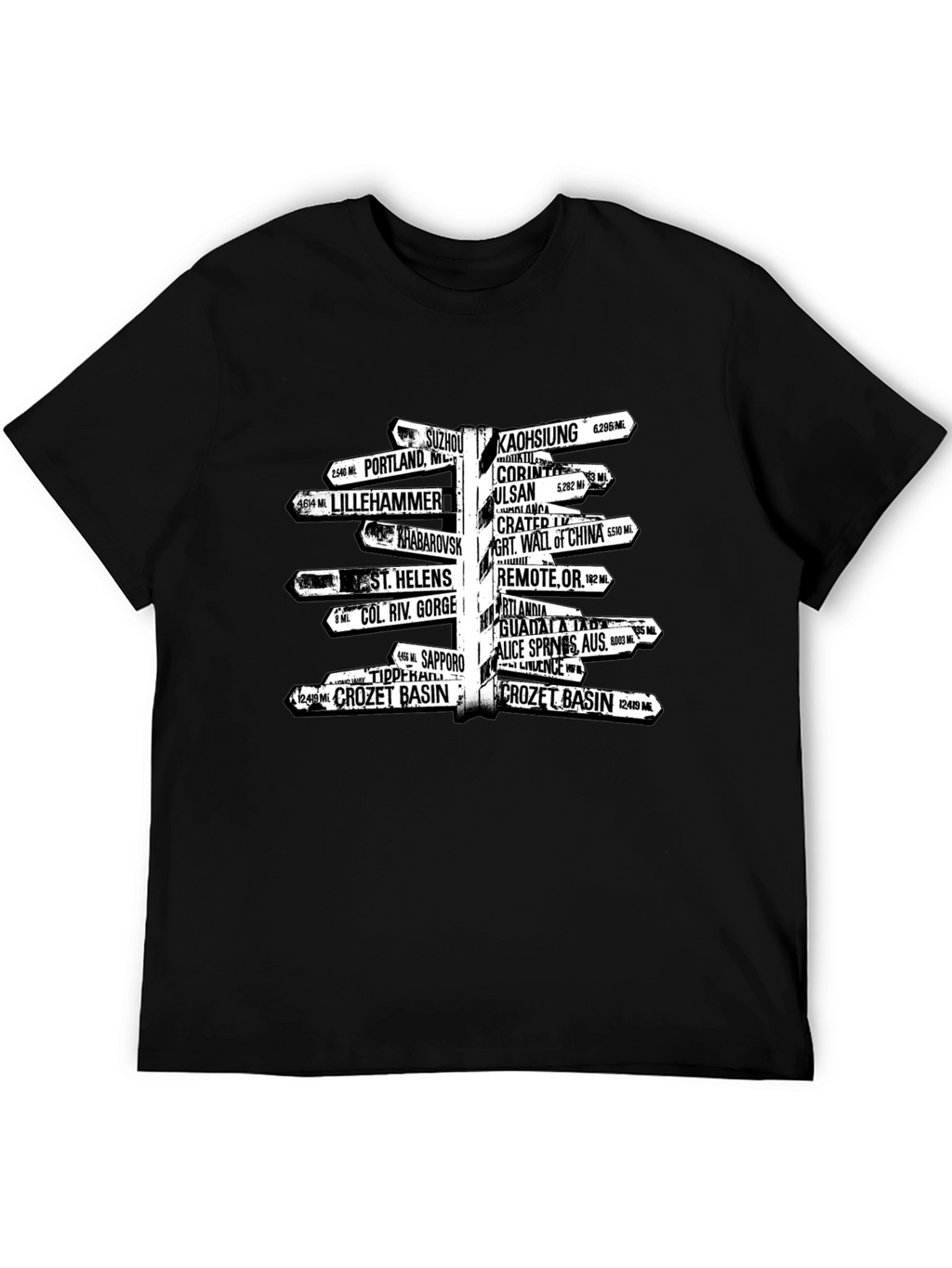 Wanderlust Directional Sign T-Shirt