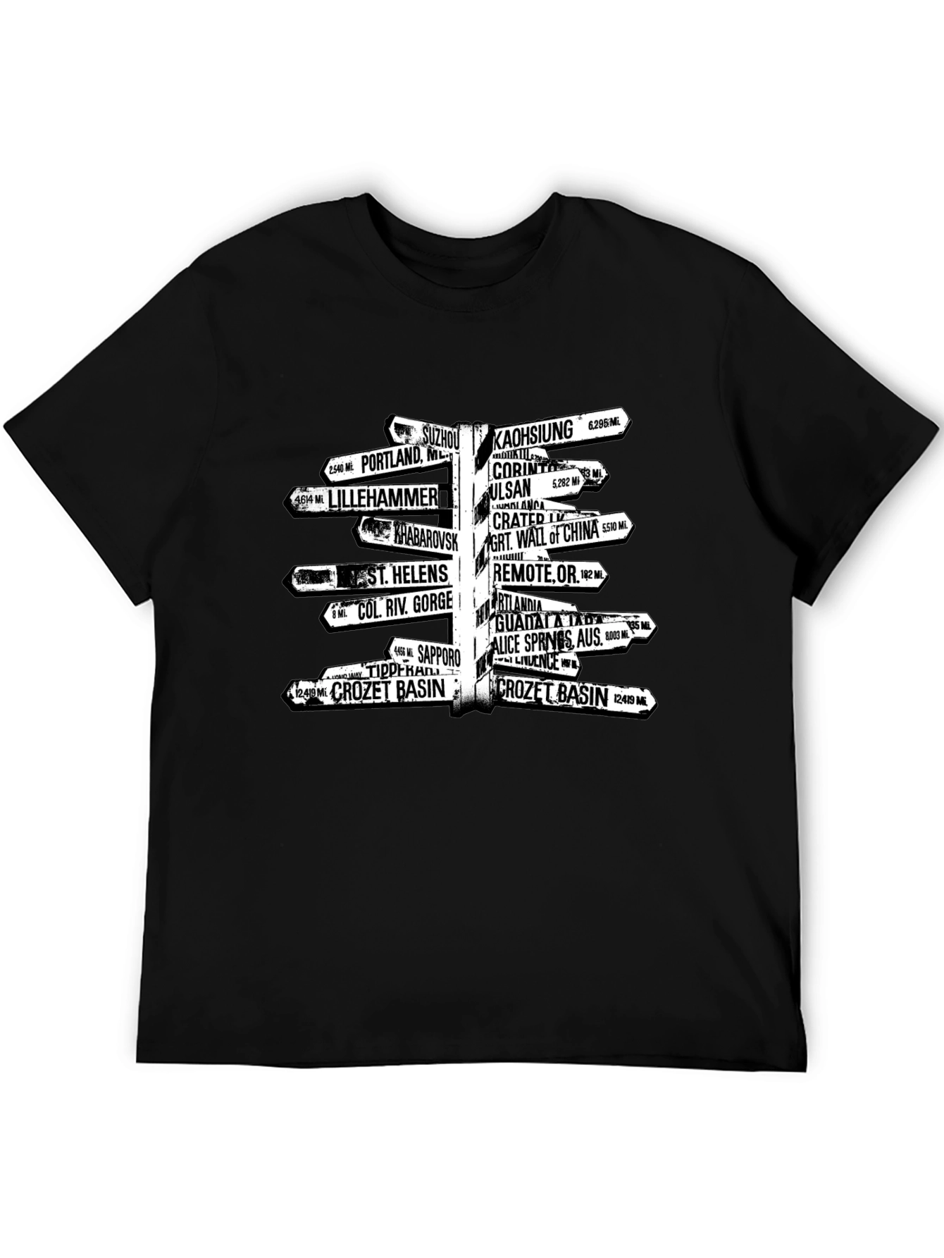 Wanderlust Directional Sign T-Shirt