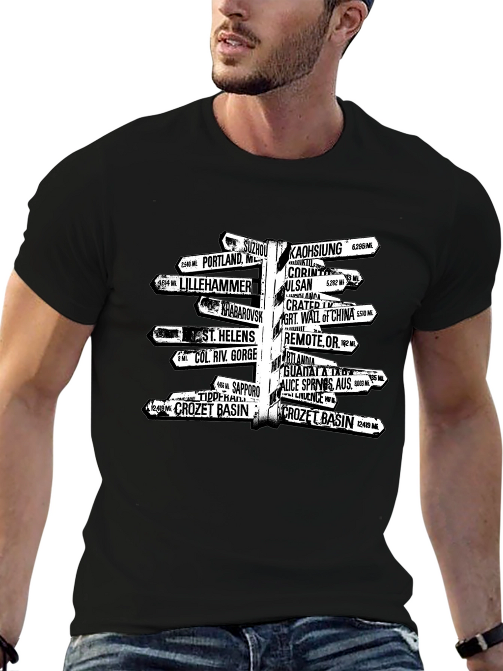 Wanderlust Directional Sign T-Shirt