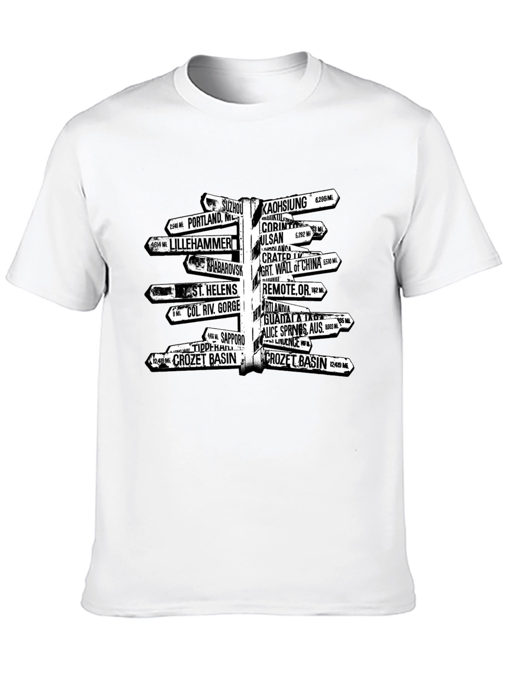 Wanderlust Directional Sign T-Shirt