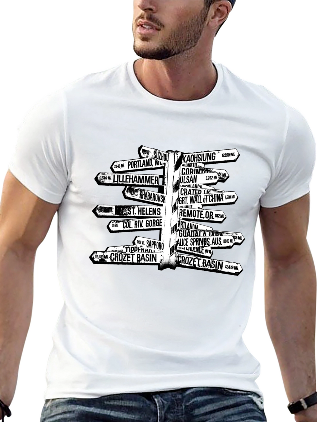 Wanderlust Directional Sign T-Shirt