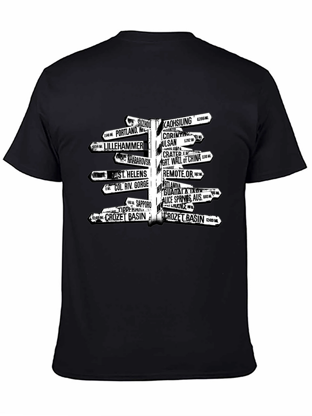 Wanderlust Directional Sign T-Shirt